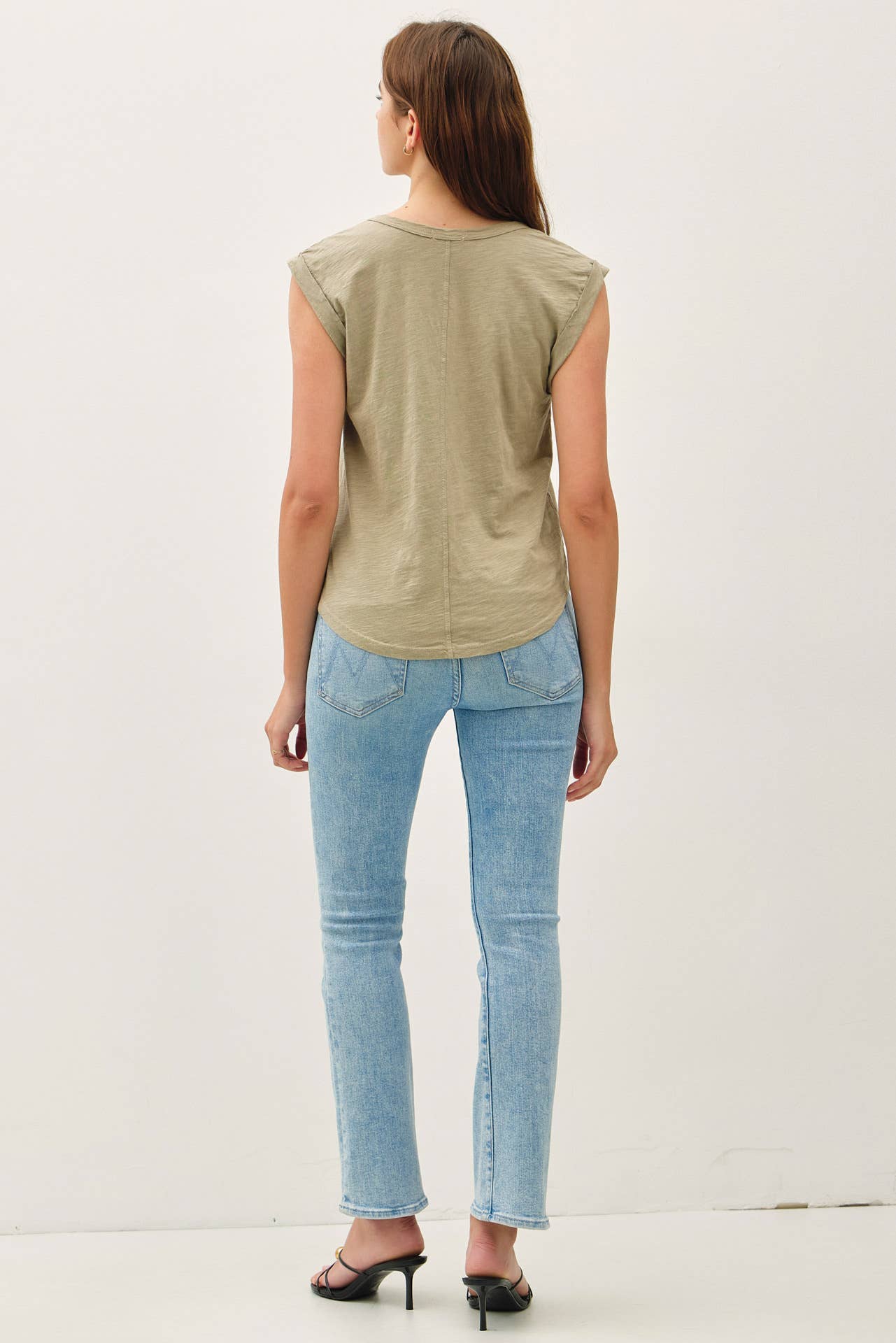 Be Cool - Wholesale T-Shirt - Women's - NEW COLOR-BASIC CAP SLEEVE GARMENT DYED TOP32