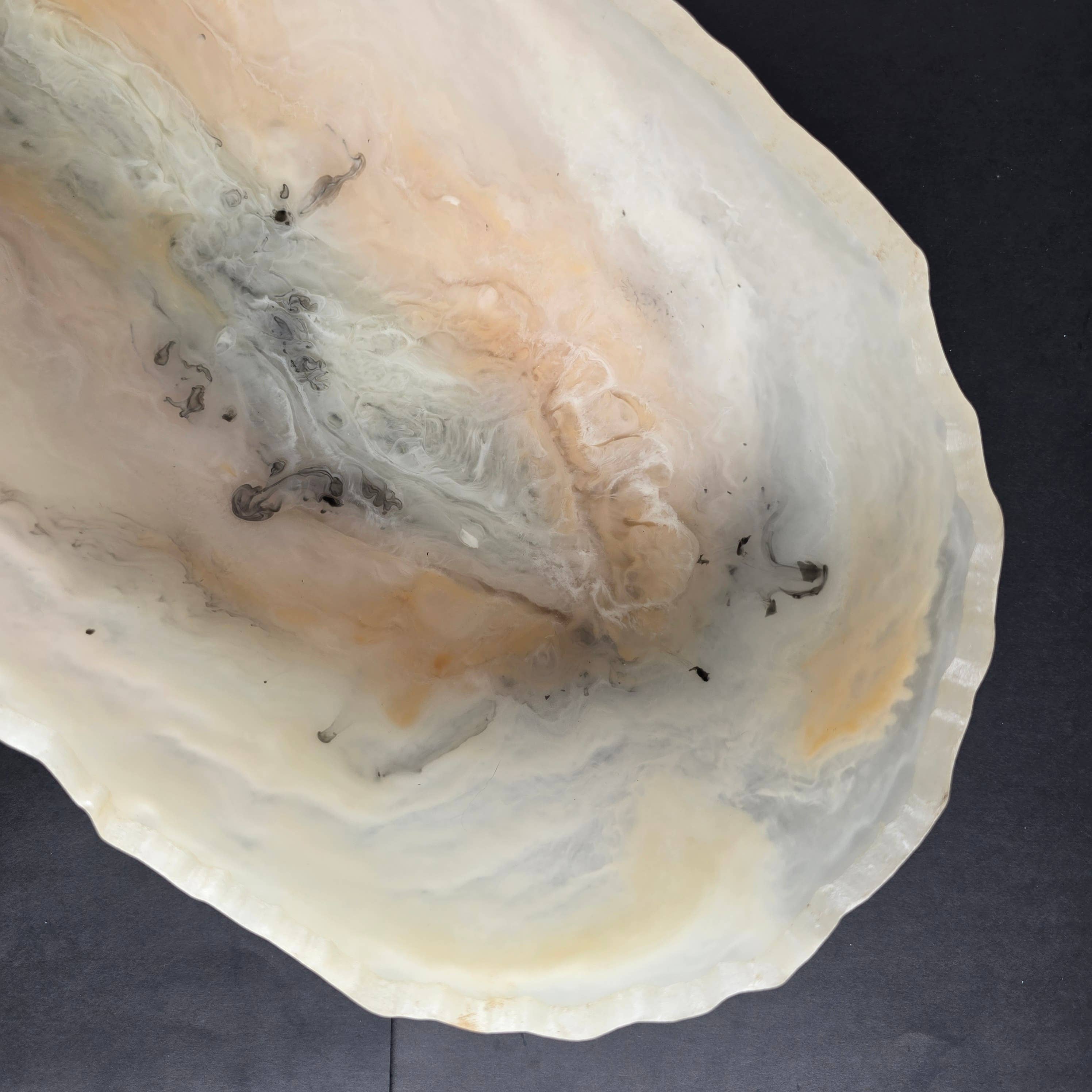 Gibb & Daan - Wholesale Serve Bowl - Large Resin Trough - Entryway Catchall - Decorative Bowl38