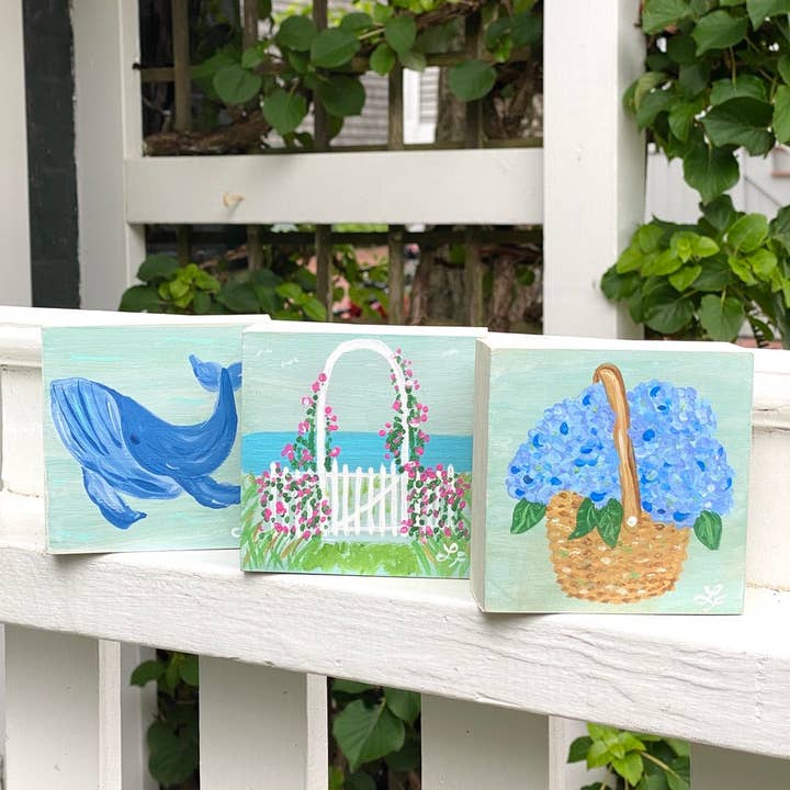 Nantucket Mini Art for wholesale by Lemondaisy Design