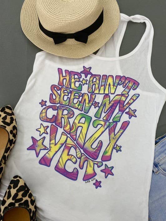Bella Tank He Aint Funny, Cute, Trendy, Sarcastic for wholesale by L&B Life