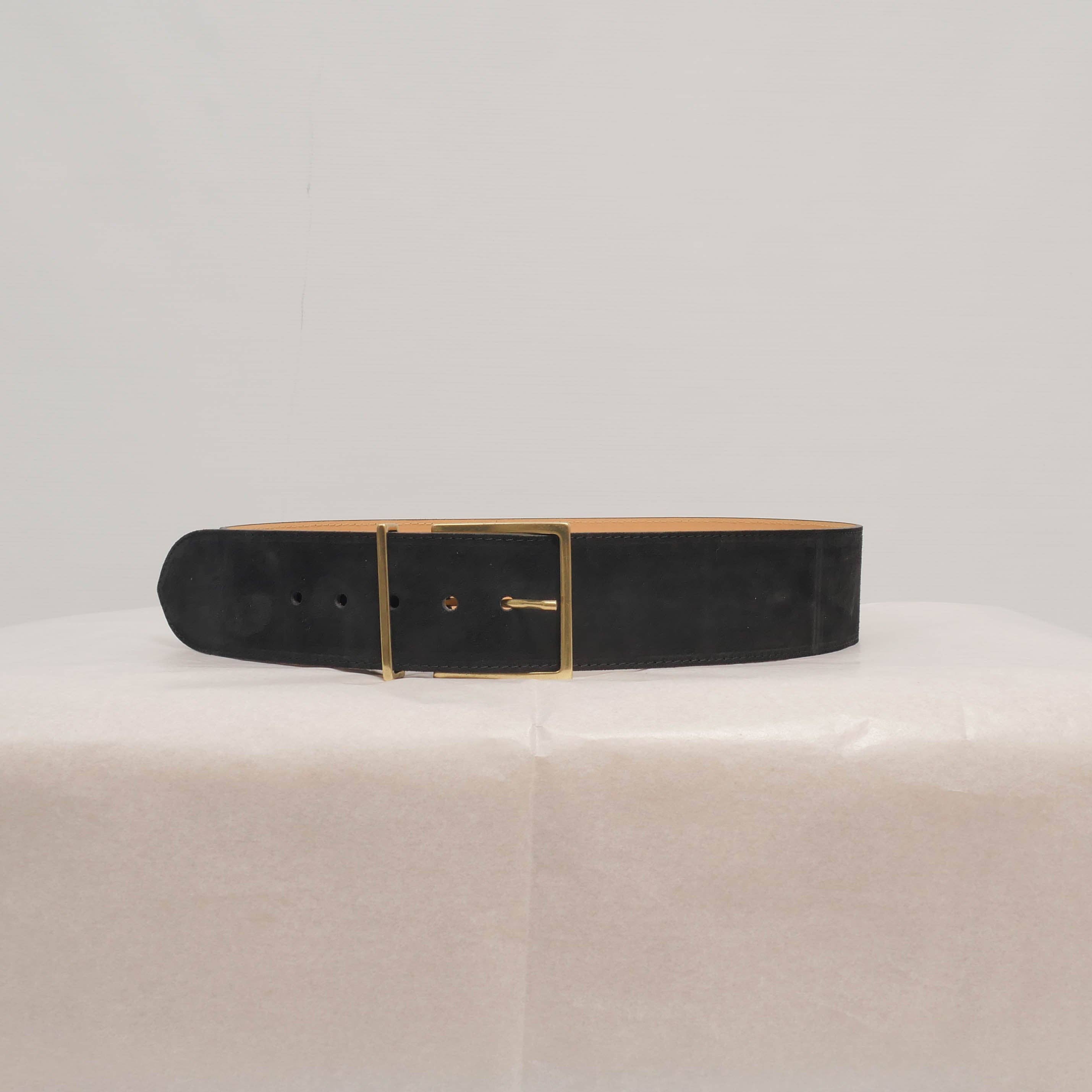 Cecile Wang – wholesale Belt – Women's – Suede leather belt 6 cm – BK00830