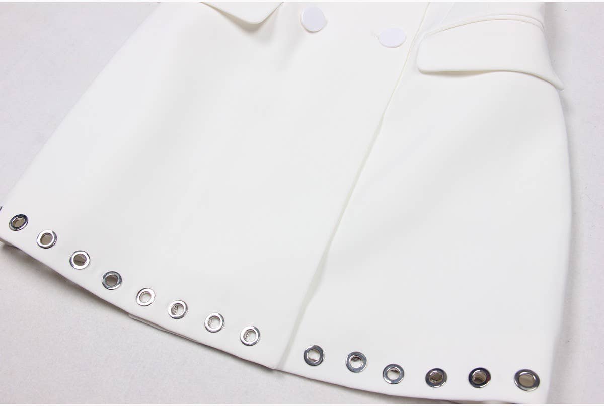 Productseeker – wholesale Klänning - Dam – DR641Y Handstansad ärmlös figursydd kostymklänning för kvinnor10