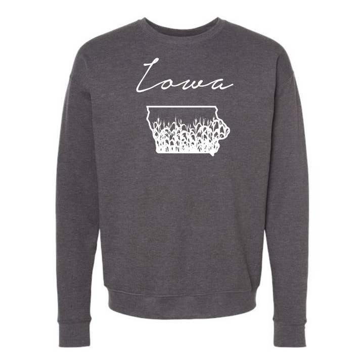 dkhandmade - Wholesale Graphic Sweatshirt - Women's - IOWA CURSIVE Sweatshirts and Hoodies 5