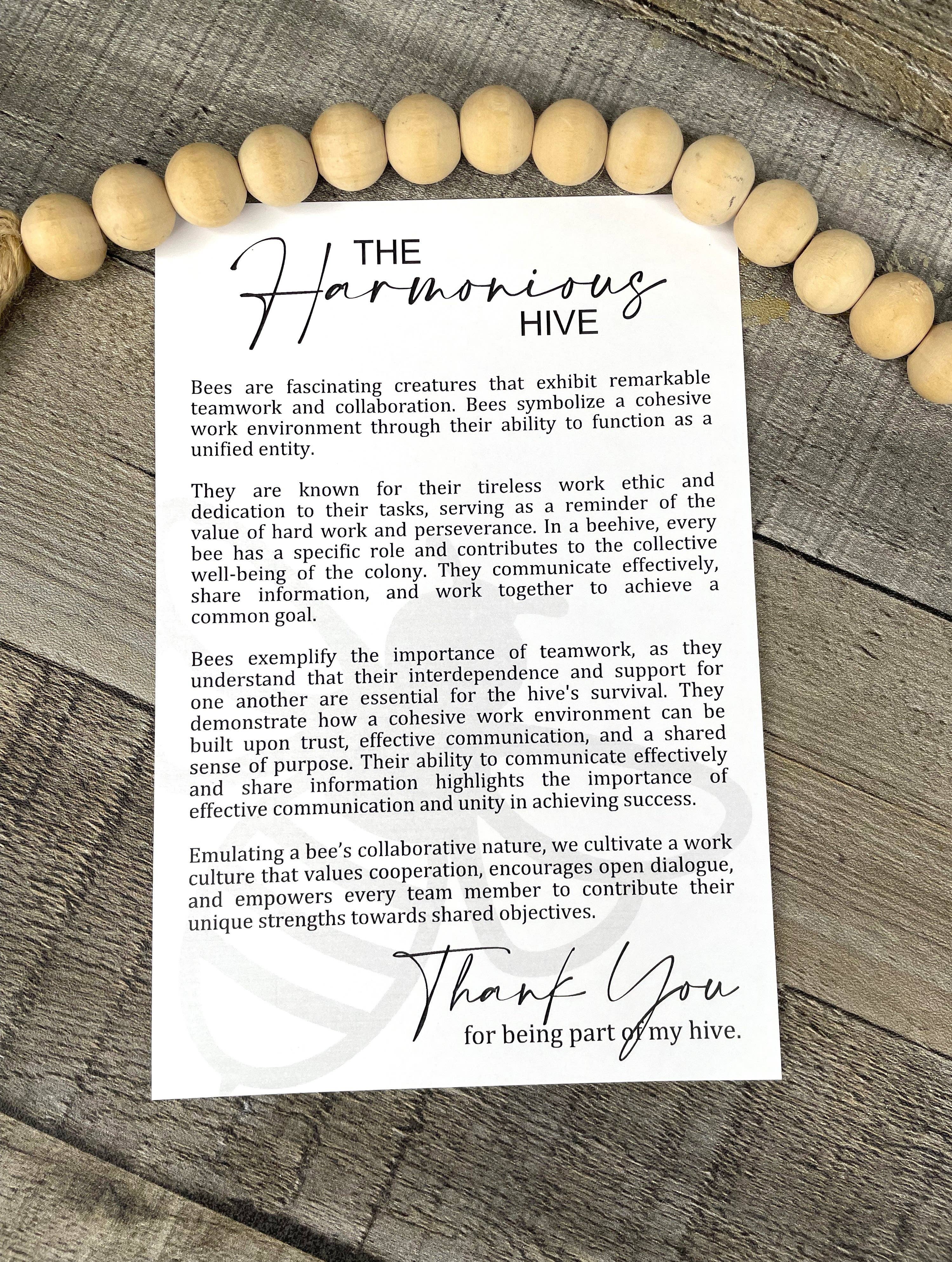 Lumber Revolution - Venta al por mayor Adornos - Adorno de abeja, perlas de grano natural1