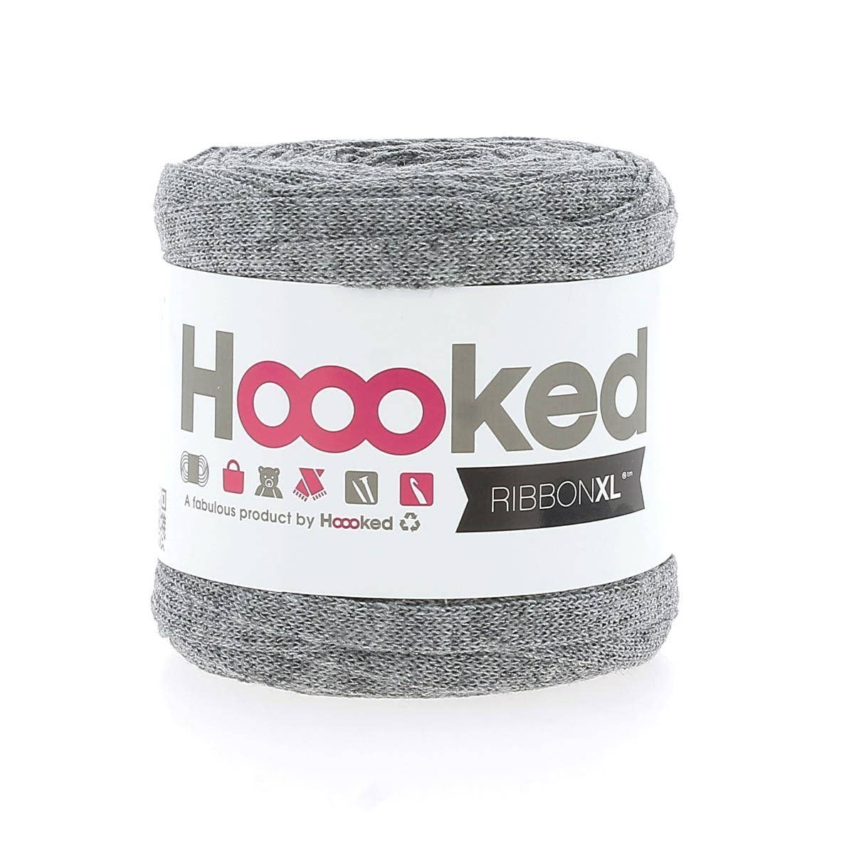 Hoooked Yarns - Vendita all'ingrosso Lana - Filo di tessuto riciclato Ribbon XL 125 g32