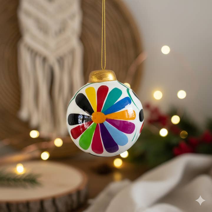 Lumily - Wholesale Ornament - Hand-Painted Ceramic Colorful Ornament - Mexico5
