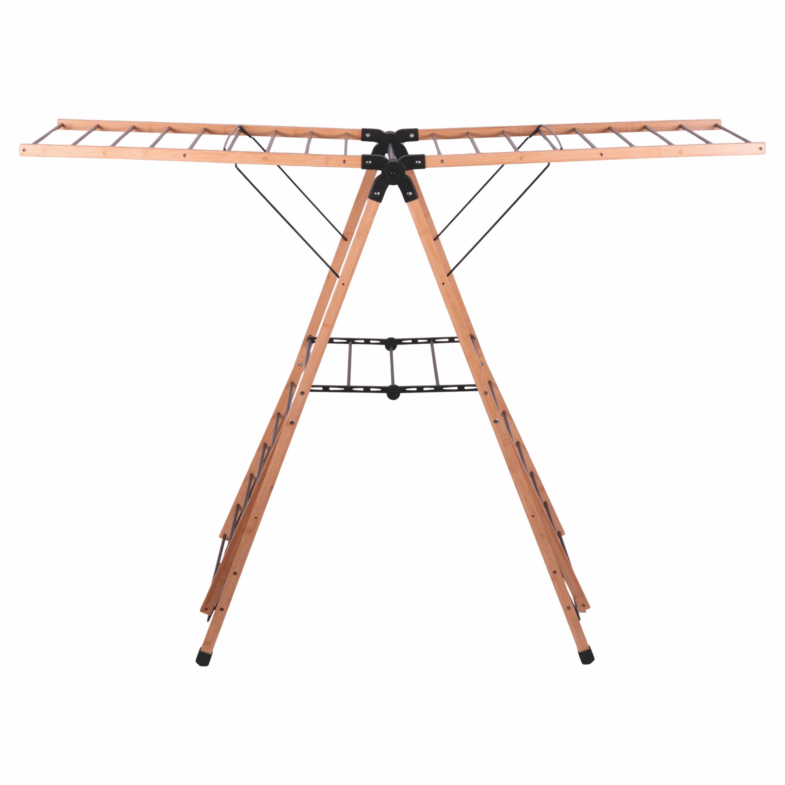 VdE Tivoli 1996 – wholesale Torkställning – Torkställning i metall och bambu 155x62x111 cm2