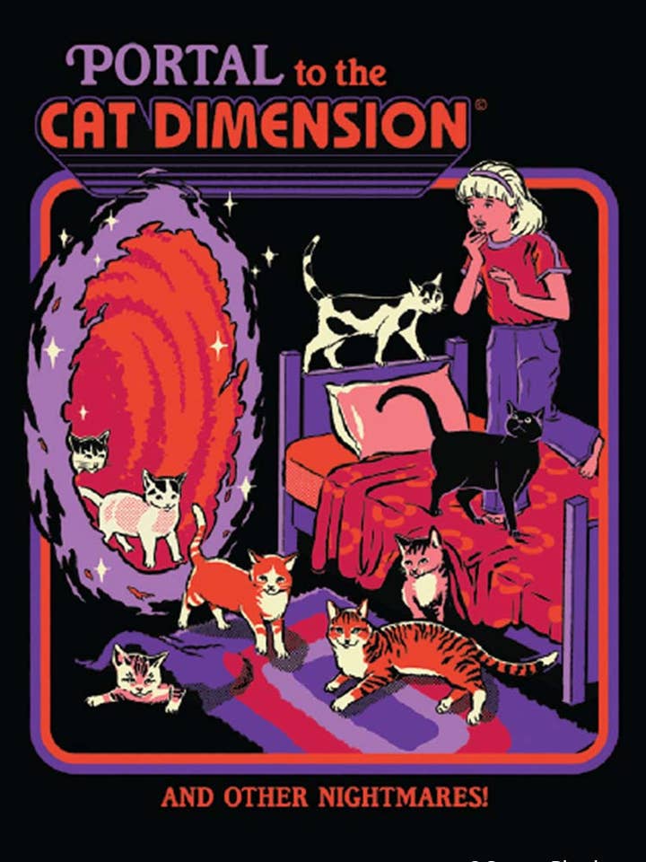 MAGNET-Portal to Cat Dimension for wholesale by Ephemera