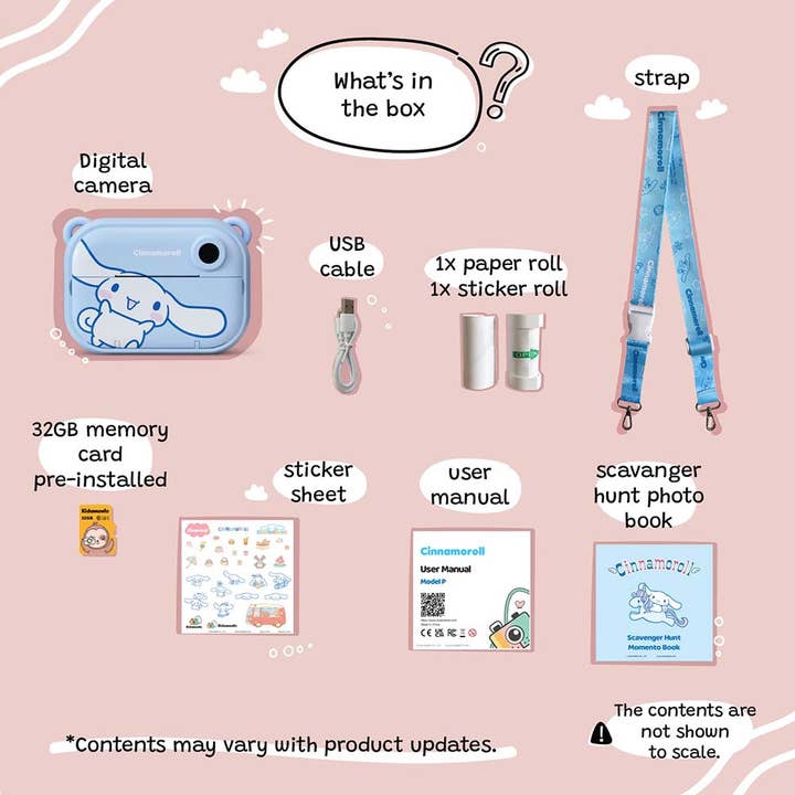 kiimento (formerly Kidamento) - Wholesale Electronic Toy - Kids & Baby - Cinnamoroll | Print Camera9