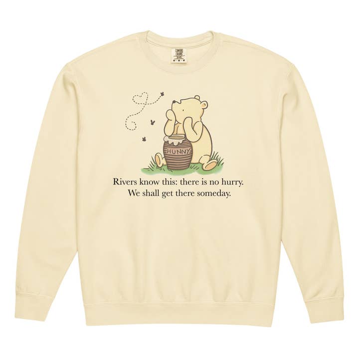Keen Bee Studio - Wholesale Graphic Sweatshirt - Women's - Winnie-The-Pooh Sweatshirt – Cozy Reading Sweatshirt3