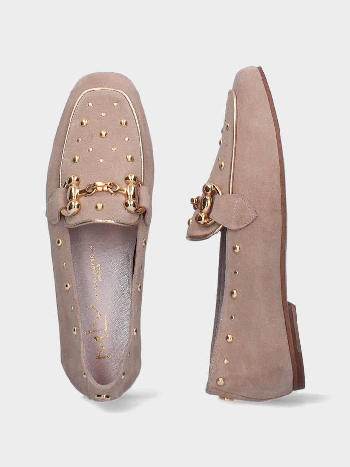 Bege Leather Moccasin Dulce 02 Beige - Spring Summer 25 for wholesale on Faire3