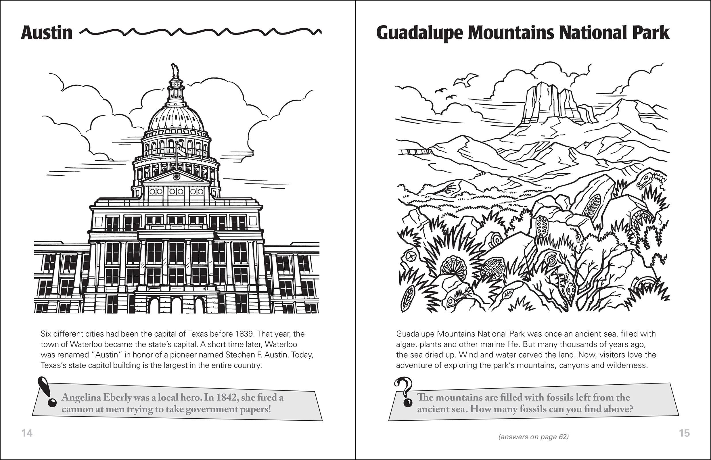 AdventureKEEN - Wholesale Coloring & Activity Book - Kids & Baby - Texas Activity Book1