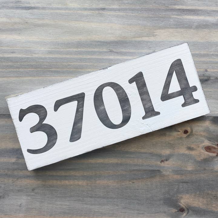 Anchored Soul Designs - Wholesale Sign - Large Zip Code Sign, customize souvenir personalized design1