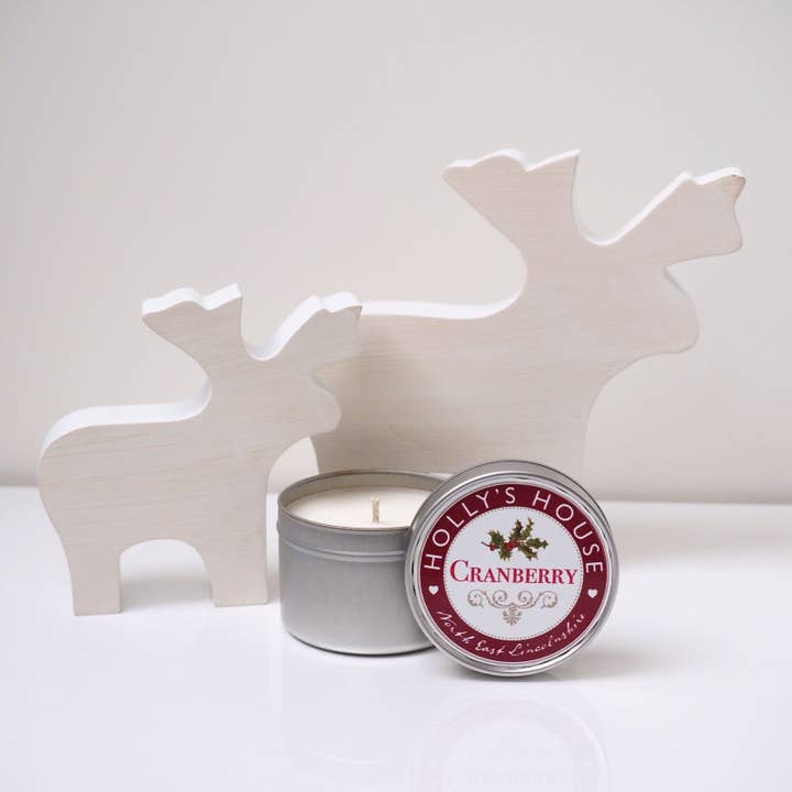 Tranebær 100ml Candle Tin for engroshandel hos Holly's House UK
