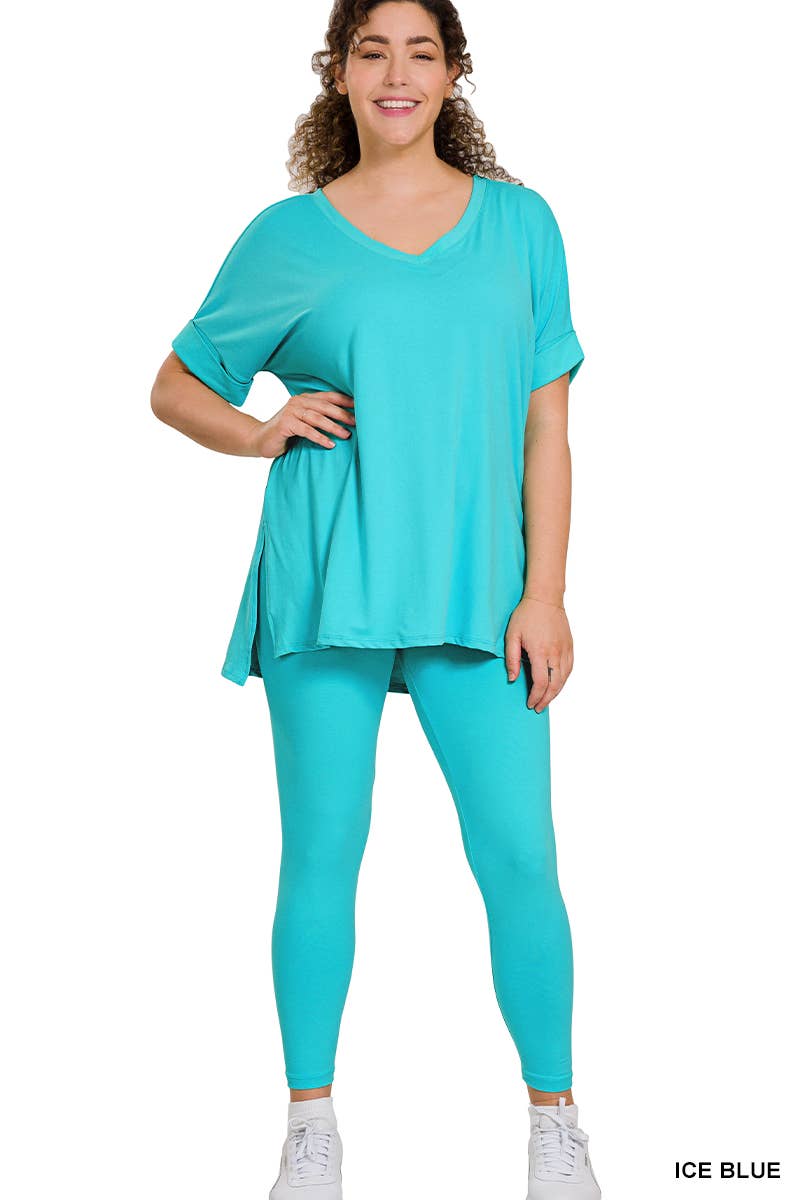 42POPS - Wholesale Lounge Set - Women's - `.Plus Microfiber Lounge Wear 2 Pc Set49