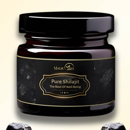 Ren økologisk Shilajit for engroshandel hos MagicTree Superfoods