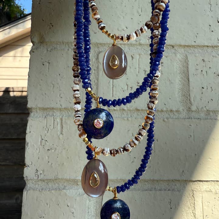 Sonya Renee Jewelry - Wholesale Pendant/Charm Necklace - Midnight Blooms Necklace Collection12