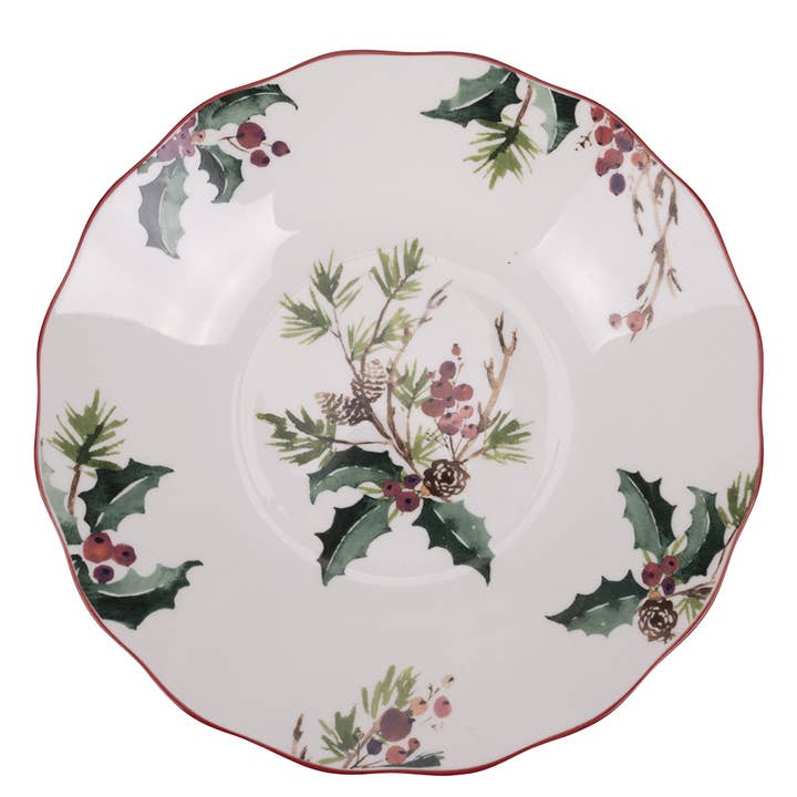 VdE Tivoli 1996 - Venta al por mayor Fuente - PLATO HONDO VINTAGE XMAS 22,5CM PORCELANA2
