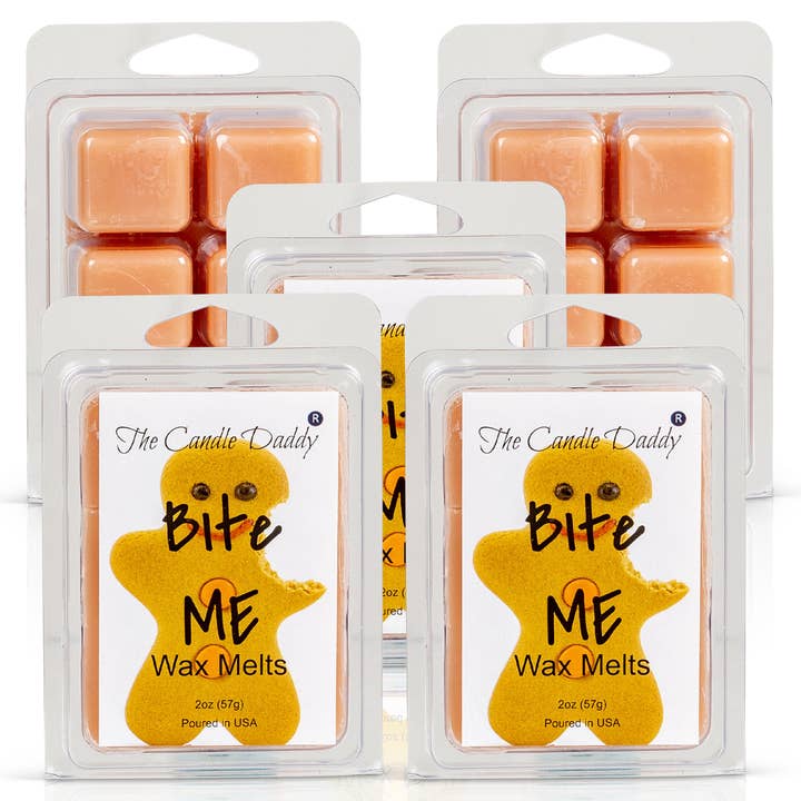The Candle Daddy - Wholesale Wax Melt - Bite Me - Funny Christmas Gingerbread Cookie Scented