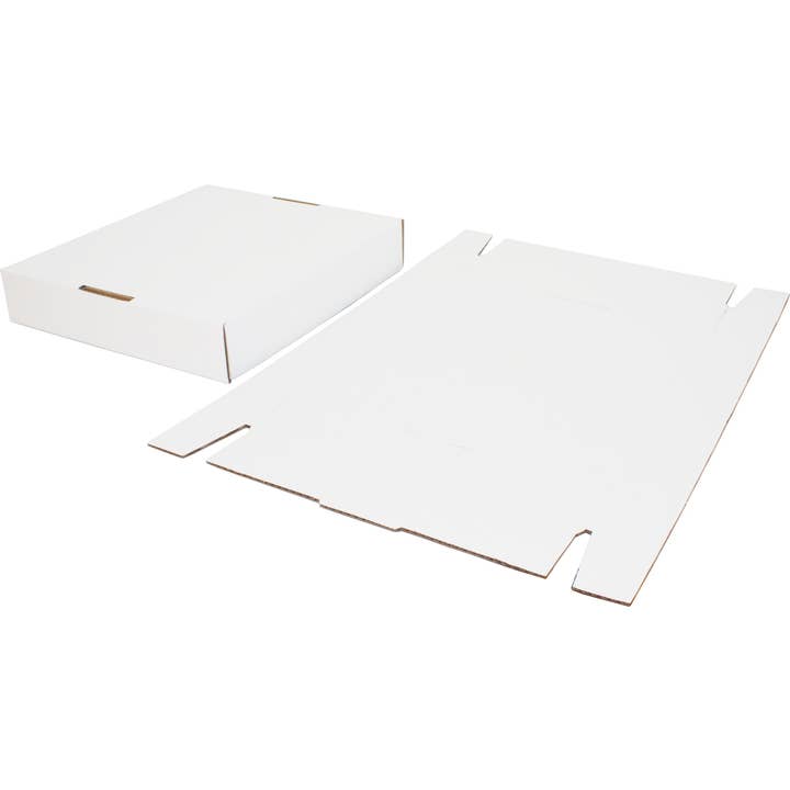 Square Deal Recordings & Supplies - Wholesale Storage Bin - Cardboard 12" Heavy Duty Record Storage Box - Holds Up To 90