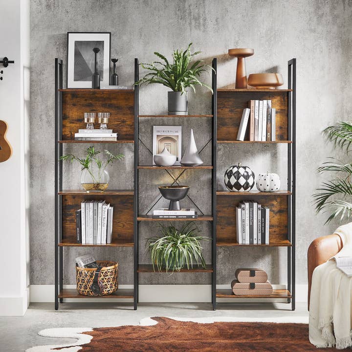 5-Tier Bookcase with 14 Shelves- for wholesale by Greenwestons