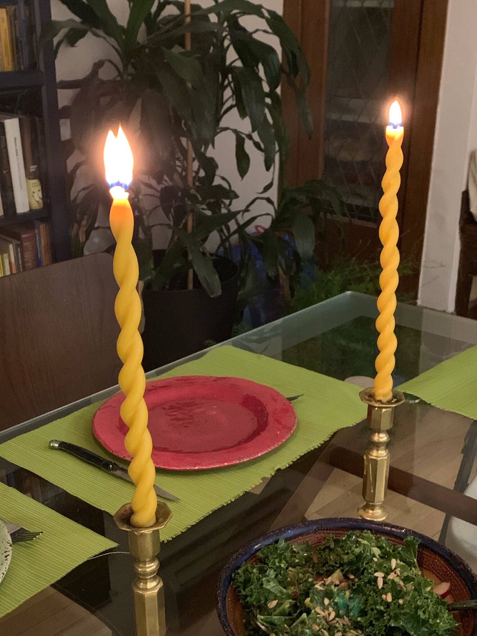 Mile-End Soap & Candle Supply - Wholesale Tapered Candle/Candlestick - 2 Beeswax Taper Candle - Twisted Beeswax Candle6