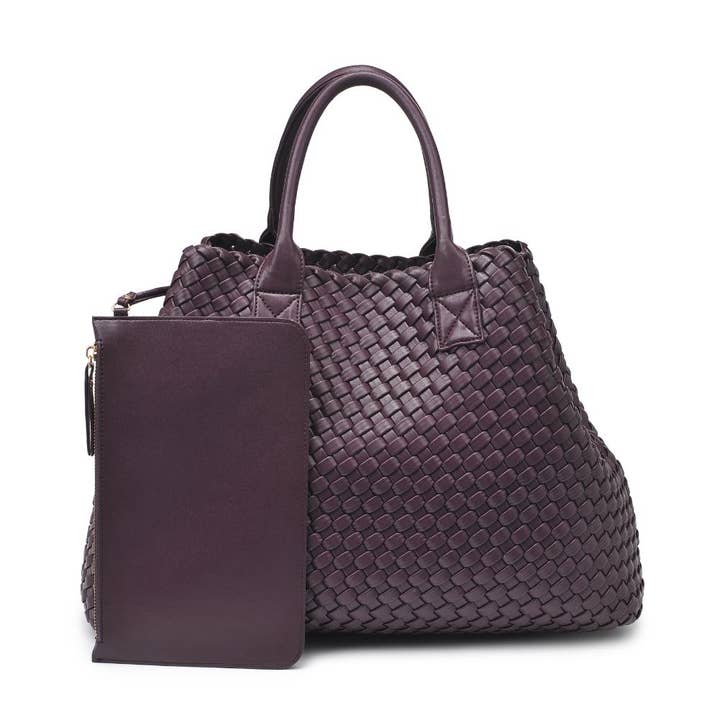 Urban Expressions - Wholesale Tote Bag - Women's - Ithaca Woven Vegan Leather Tote53
