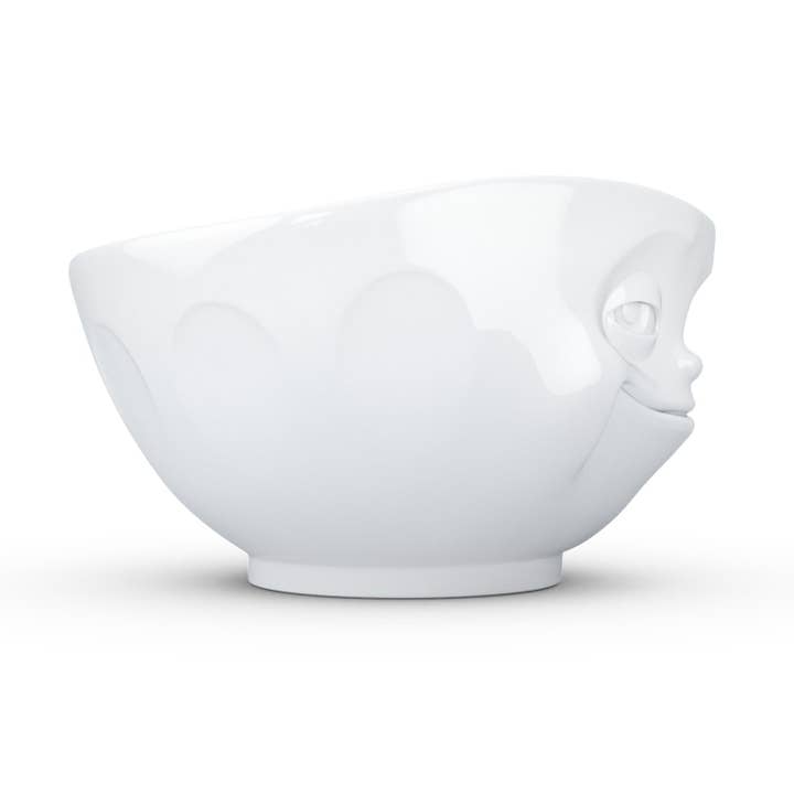 Fiftyeight Products - Wholesale Bowl - 16 Oz. Bowl, Grinning Face, White