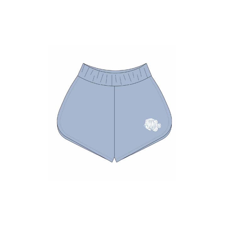 Track Short - Angelfish | Sky for wholesale by Lewis