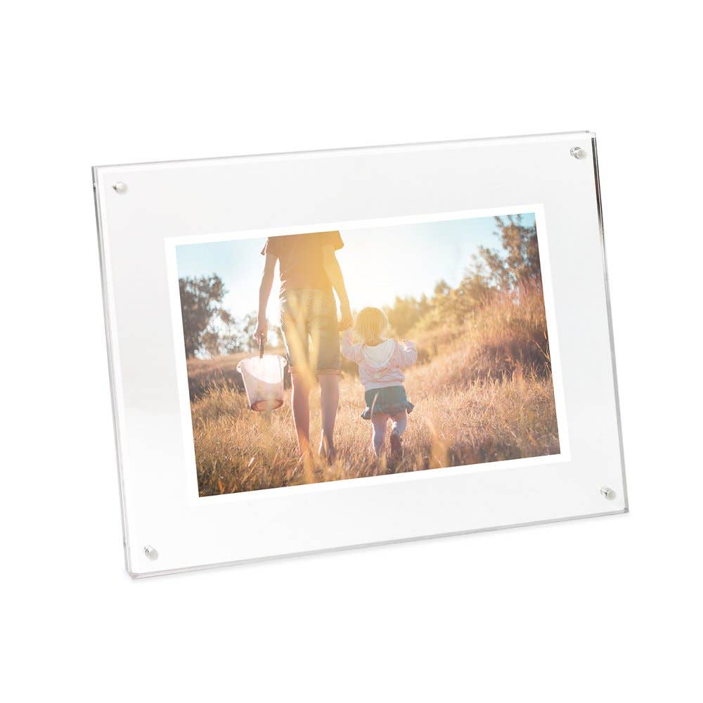 Isaac Jacobs International - Wholesale Picture Frame - Isaac Jacobs Clear Plain Magnetic Acrylic Picture Frame7