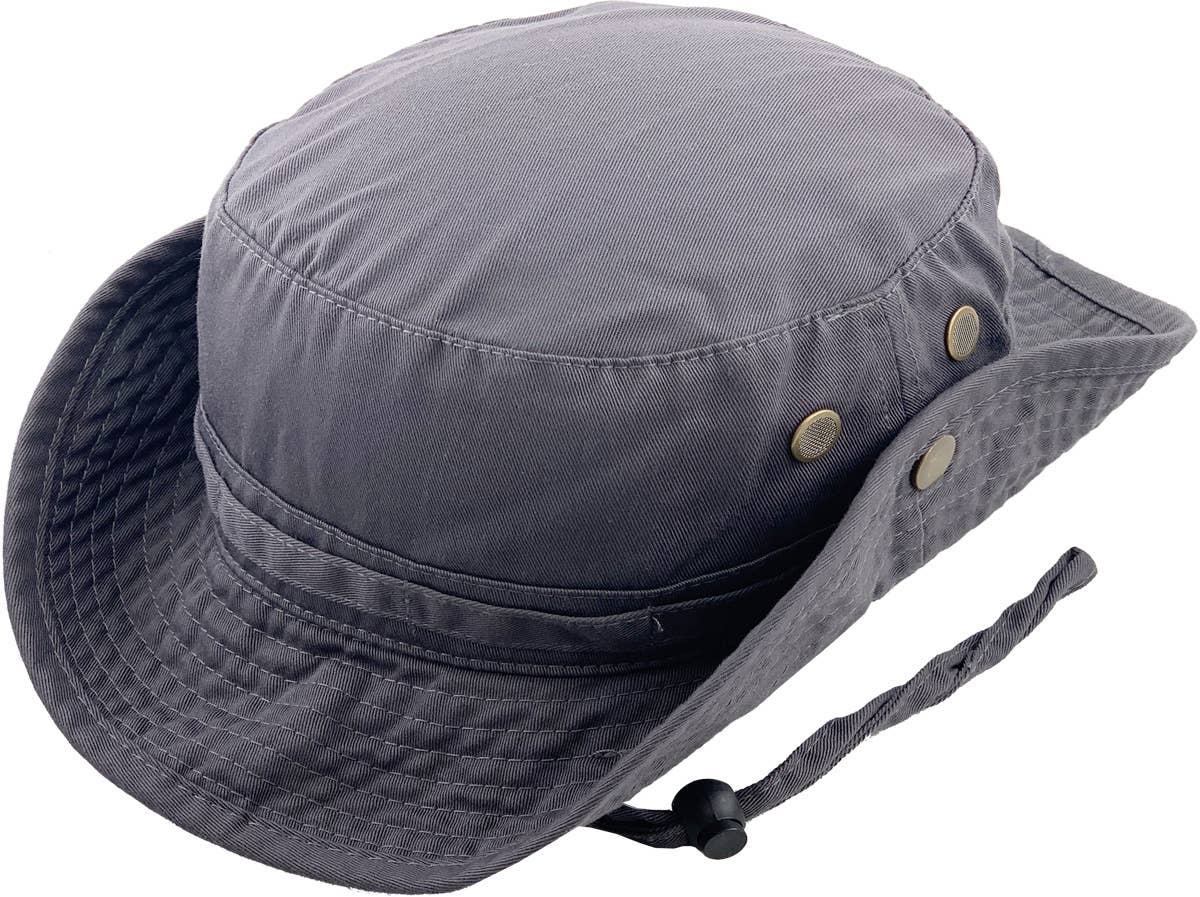 KBETHOS - Wholesale Bucket hat – Unisex - Solid Boonie Hat With String (Fitted)24