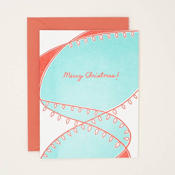 Christmas Lights Card Boxed Set - Holiday Greeting Cards for wholesale by Helen Edna