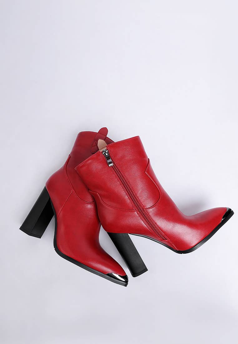 Rag Company - Wholesale Booties - Women's - Hatter Pointed Toe Faux Leather Boots9