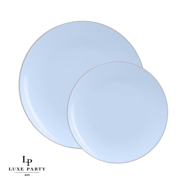 Blu ghiaccio rotondo • Piatti in plastica argento | Confezione da 10 e ulteriori Risultati per piatti plastica all'ingrosso. Resi gratuiti e termini di pagamento a 60 giorni su Faire in tendenza su Faire.
