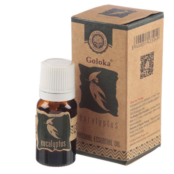 Puckator Ltd - Wholesale Essential Oil - Goloka Eucalyptus Natural Essential Oil 10ml1