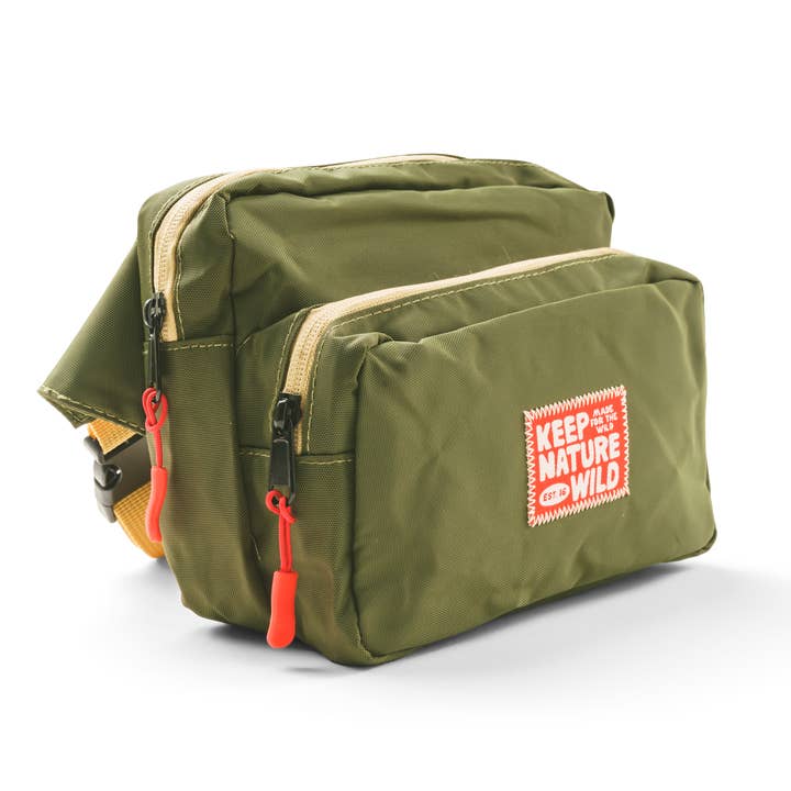 Keep Nature Wild - Wholesale Belt Bag - Unisex - KNW Fanny Pack | Olive/Khaki2