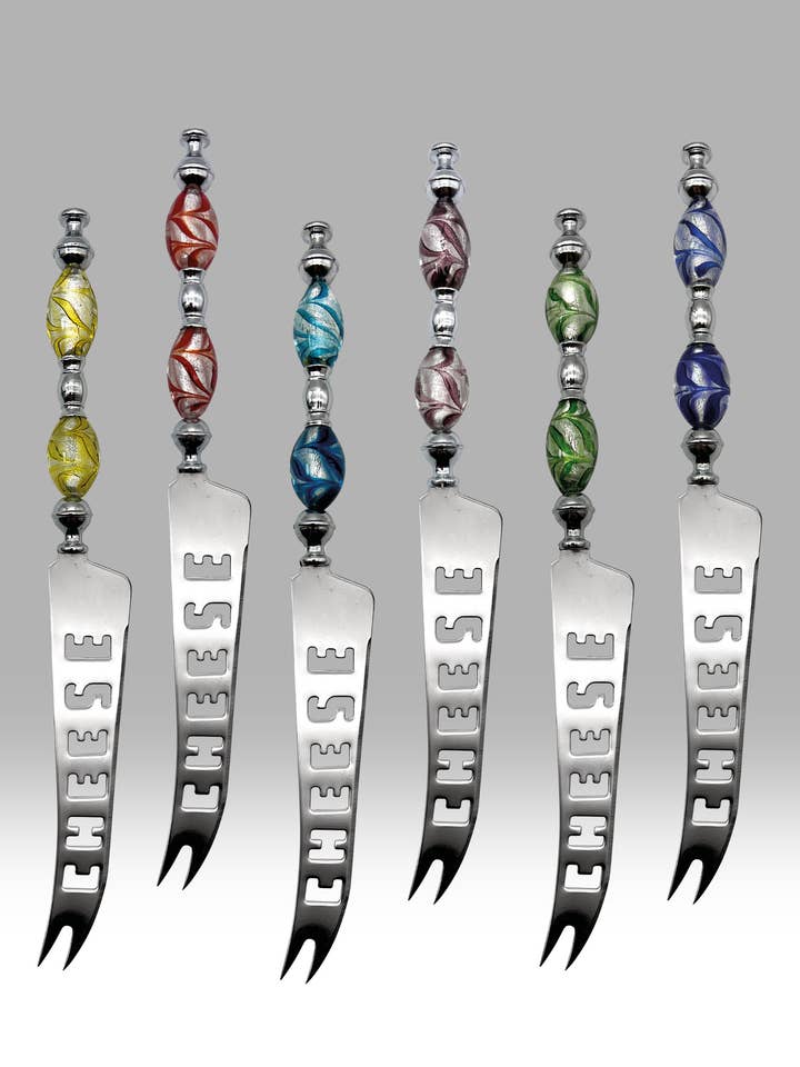 Cheese Knife - Set of 6 for wholesale by Nobile Glassware Ltd.
