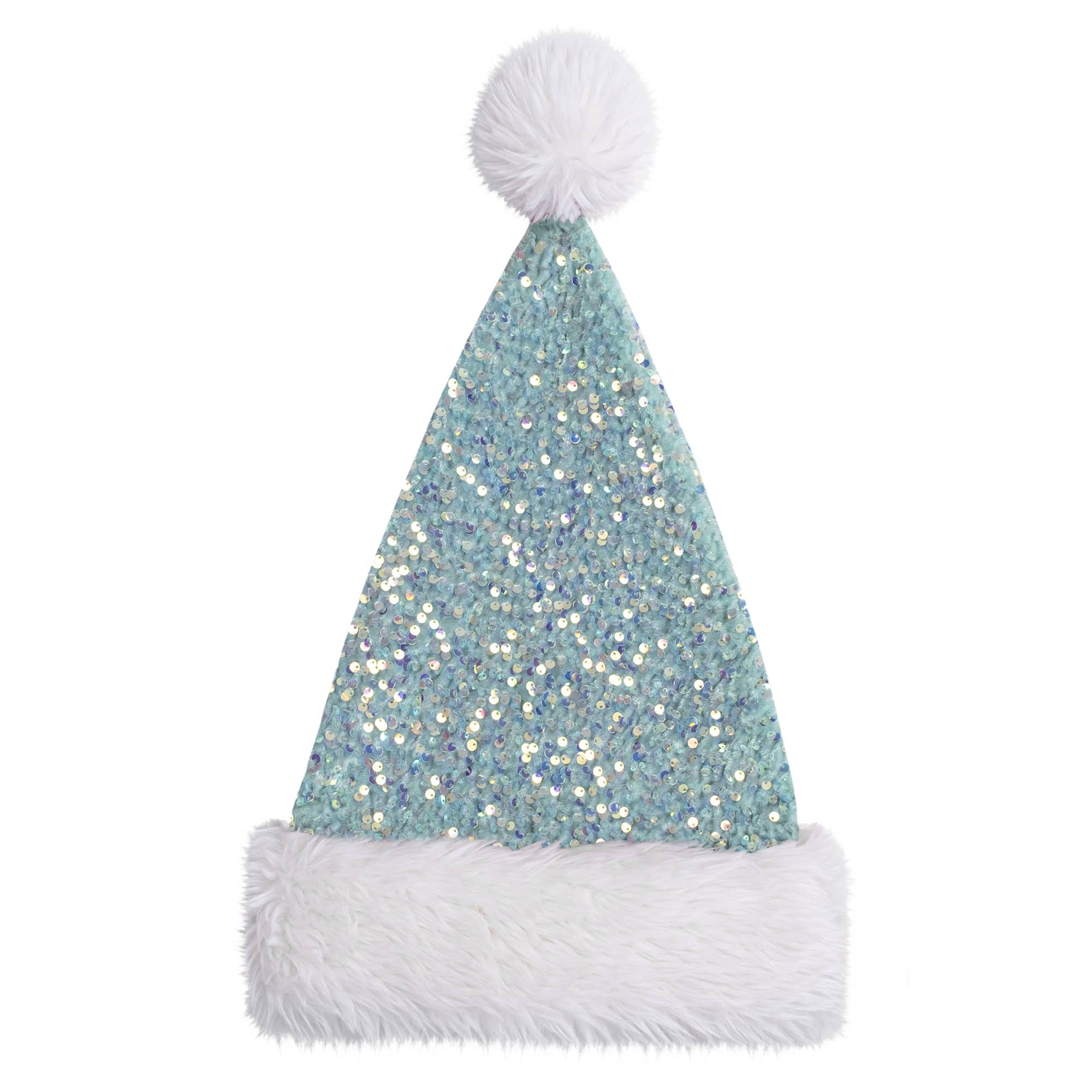 GEXWORLDWIDE - Wholesale Santa Hat - Shiny Christmas Hats Adult-Sized Festive Accessories5