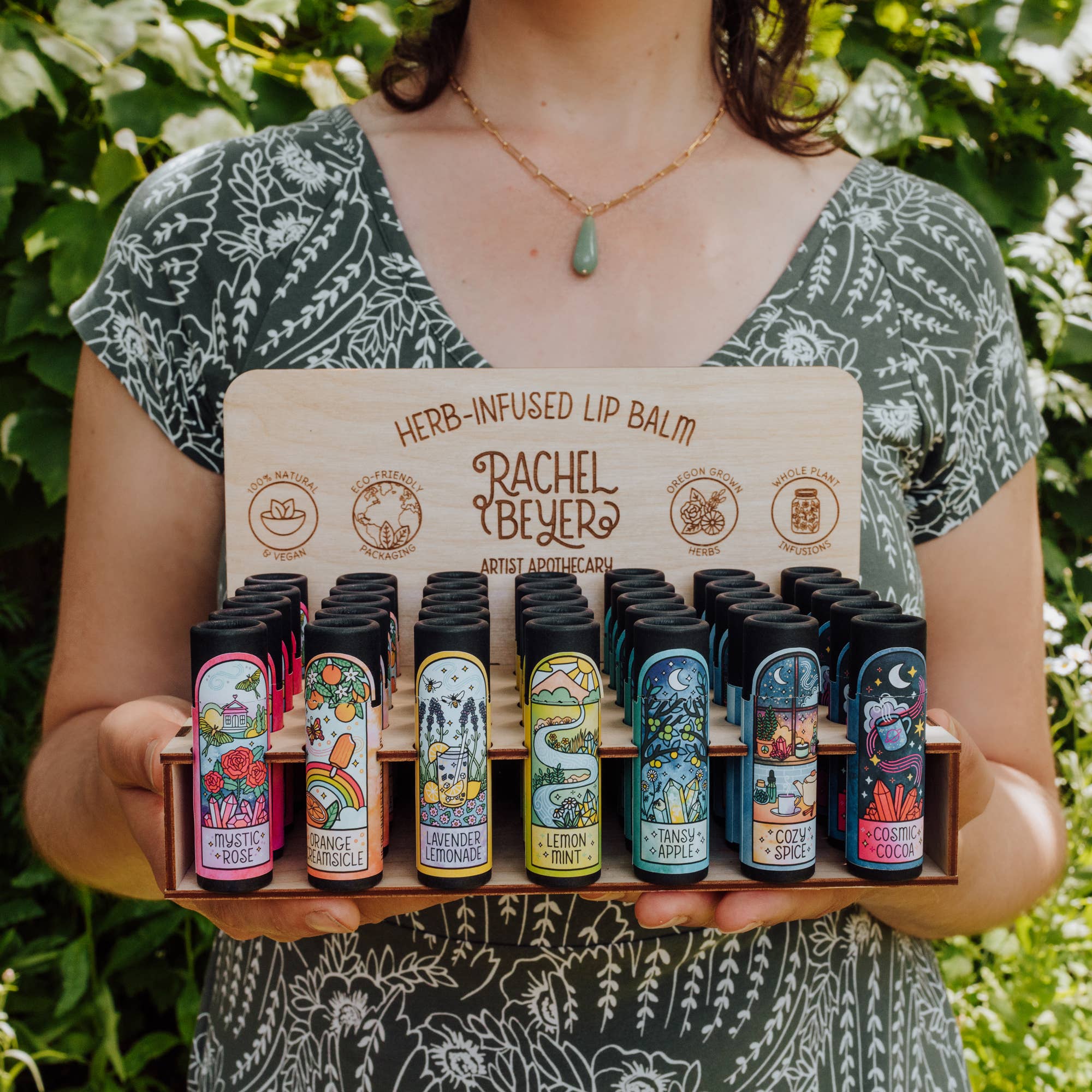 Rachel Beyer - Wholesale Lip Balm - Tansy Apple - Herb-Infused Lip Balm5