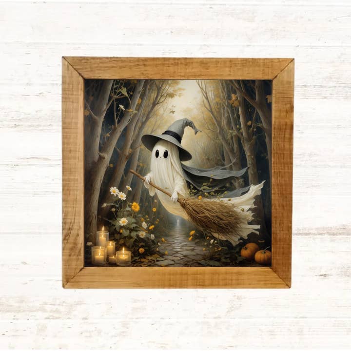 Blooms By E. Marie - Wholesale Art Print - Spooky Halloween Ghost Print