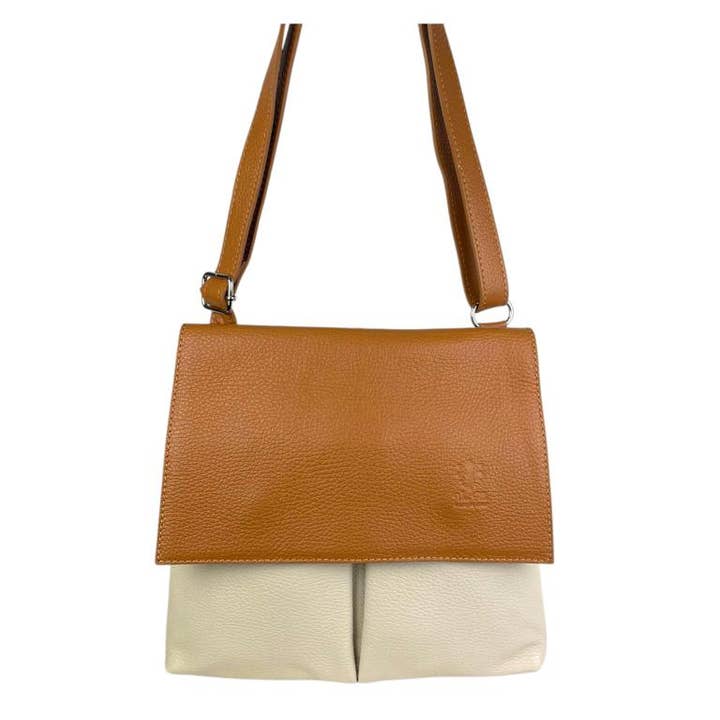 Borsa a spalla in pelle con 3 tasche frontali - B2B 57999 per la vendita all'ingrosso da parte di Chenson & Gorett