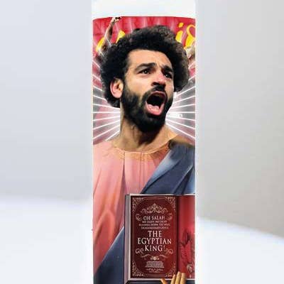 Mohamed Salah Promi-Gebetskerze für den Großhandel von Cool Story Gifts