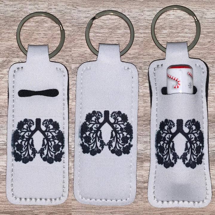 Porta-batom Floral Lungs por atacado de Stand Tall Giraffe Crafts