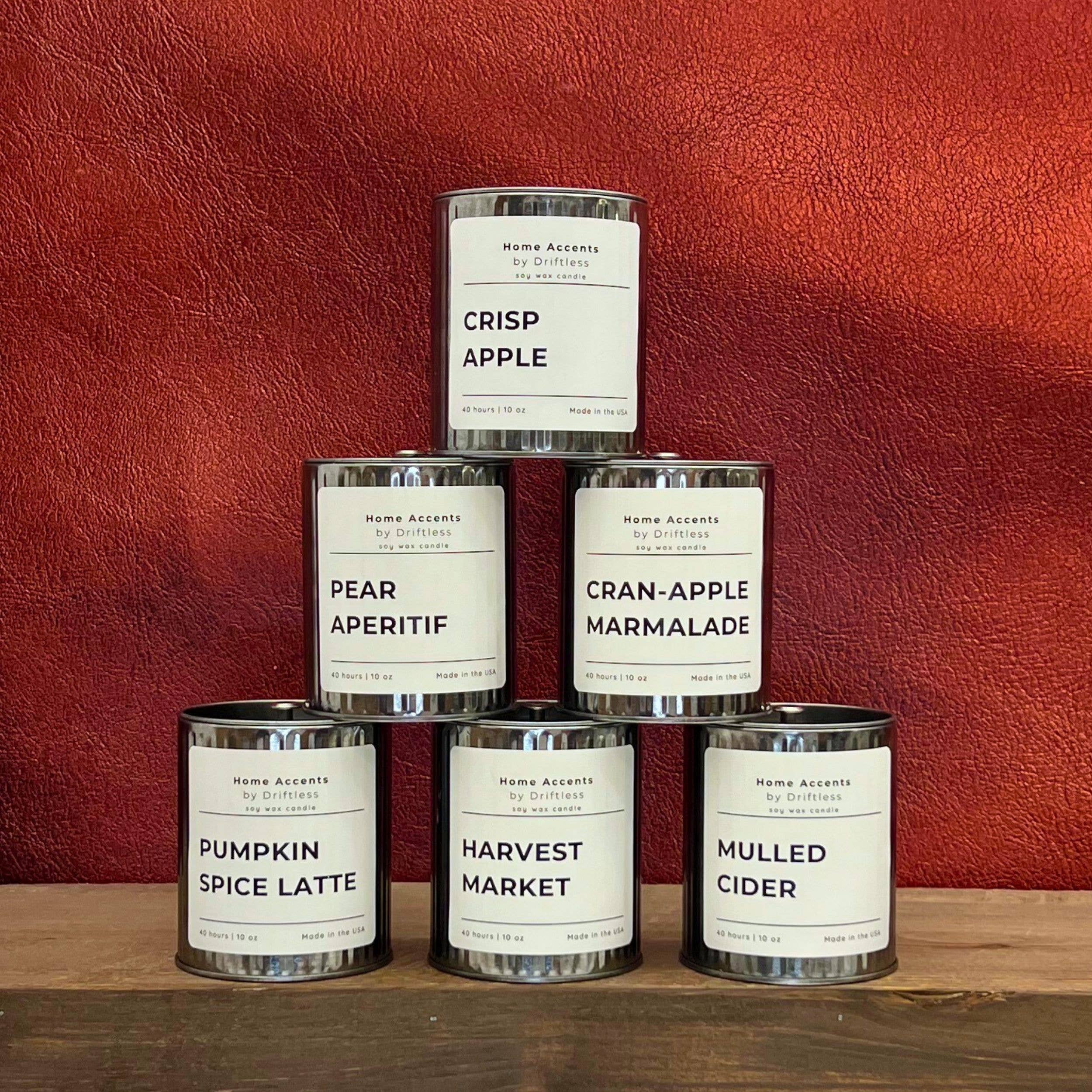 Home Accents By Driftless - Wholesale Jar/Filled Candle - Cran-Apple Marmalade Halloween Soy Wax Candles - Fall Decor2