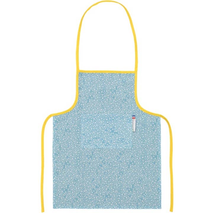 Blue children's apron for wholesale by CHOUCHOUETTE