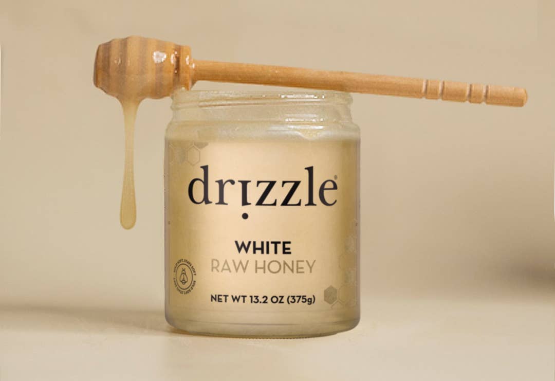 Drizzle Honey - Wholesale Honey - White Raw Honey – 13.2 oz3
