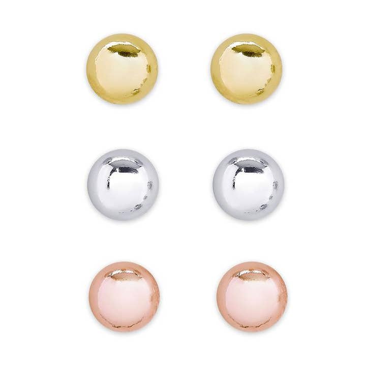 Juego de tacos de bola en plata de ley para venta al por mayor de Lily Nily