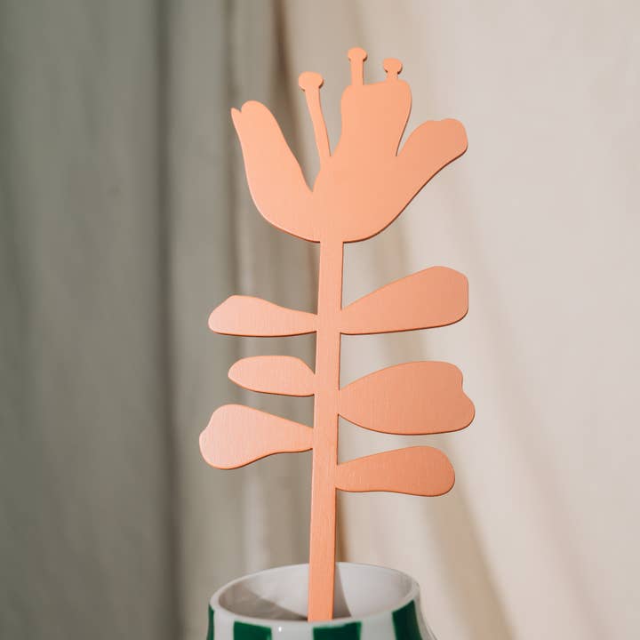 milin - Wholesale Decorative Figurine - HIBISKUS Wooden Flower Decor, housewarming Gift, Home Art4