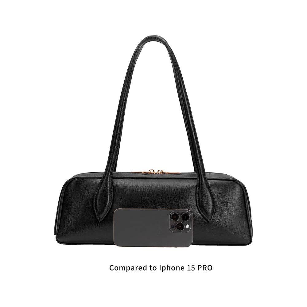 Melie Bianco – Bolsa de ombro – Mulher por atacado – Mala de Ombro Vegan Reciclada Serafina Preta5