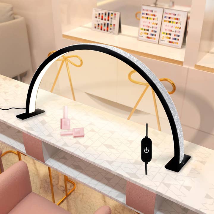 WHITE DIAMOND Half Moon Light Nail Lamp for Lash Eyelash Extension, Tattoo for wholesale on Faire7